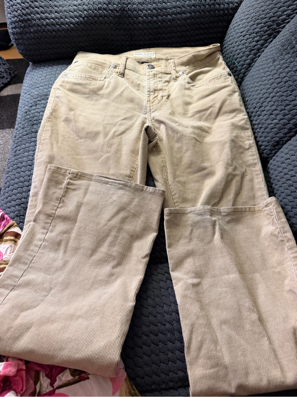 Tommy Hilfiger Cream Corduroy Jeans